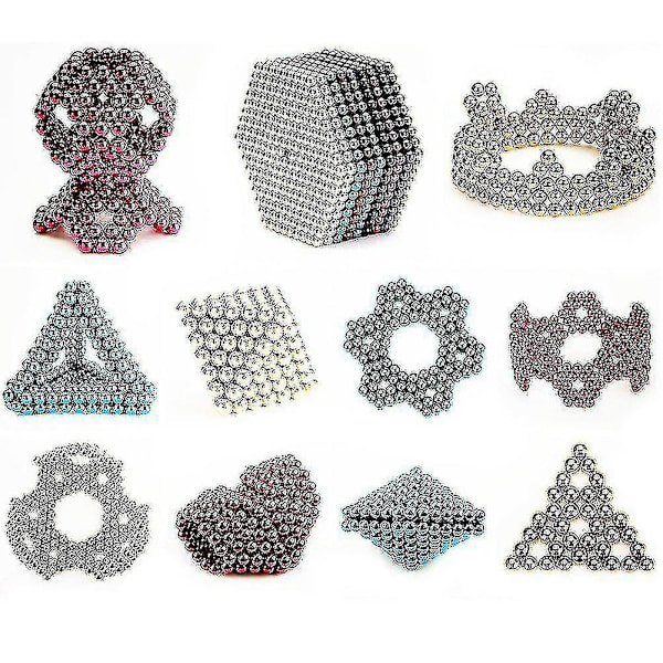 216 st 5mm Färgglada Magnetiska Tidiga Utbildnings Pussel Leksak [Fri Frakt]