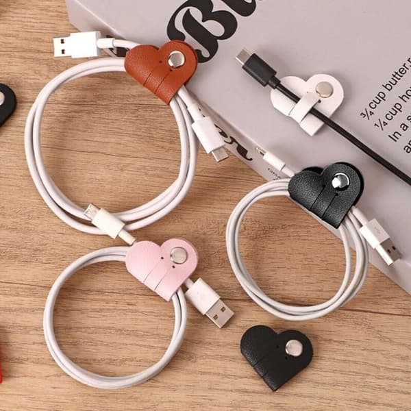 4-pack återanvändbara buntband, kabelhanteringssystem. Kabelklämma