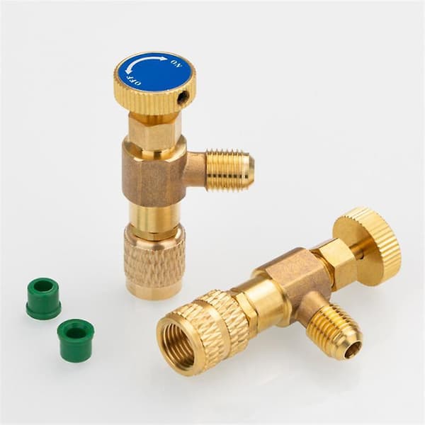 1set/2pcs Säkerhetsventil för kylmedel i luftkonditionering för R410a R22