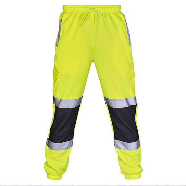 Mænds Lange Bukser Med Snor Og Flere Lommer Green XL