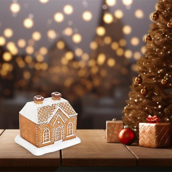2x Gingerbread House Suitsukepoltin Suitsukartiopoltin Joulumökkipoltin