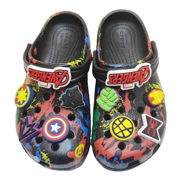 CROSS hul sko Avengers fælles børnesko børne hul sko lukkede tå hjemmesko skridsikre sandaler C13=30 yards