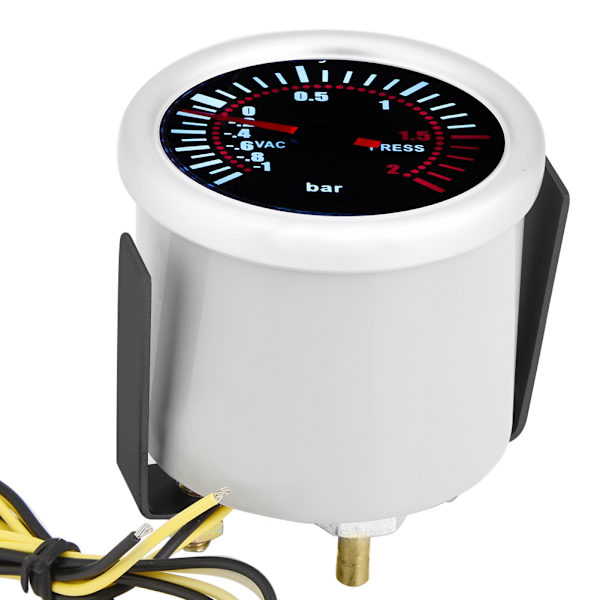 2\" Universal 12V LED Digital Turbo Boost PSI Måler for Bil