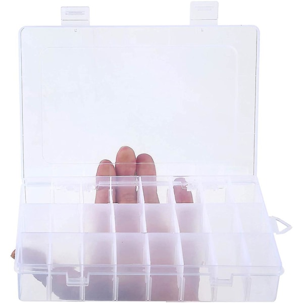 42/84 gitter gennemsigtig boks til gør-det-selv håndlavede diamantmaleriopbevaring