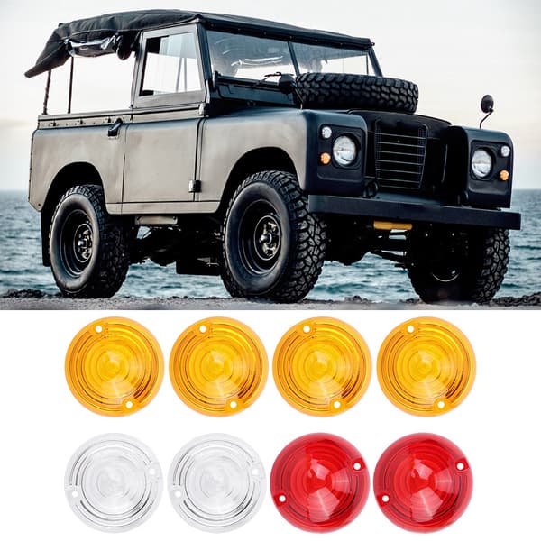 8 stk. sideblinklys lampe linse sæt passer til Land Rover 589285