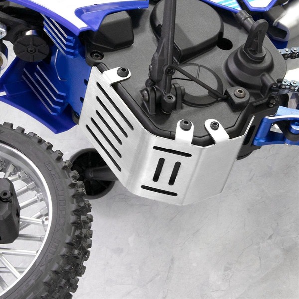 Til 1/4 Promoto-mx Motorcykel Eftermontering Opgradering Tilbehør Rustfrit stål Beskytter Baffle Rc Car P