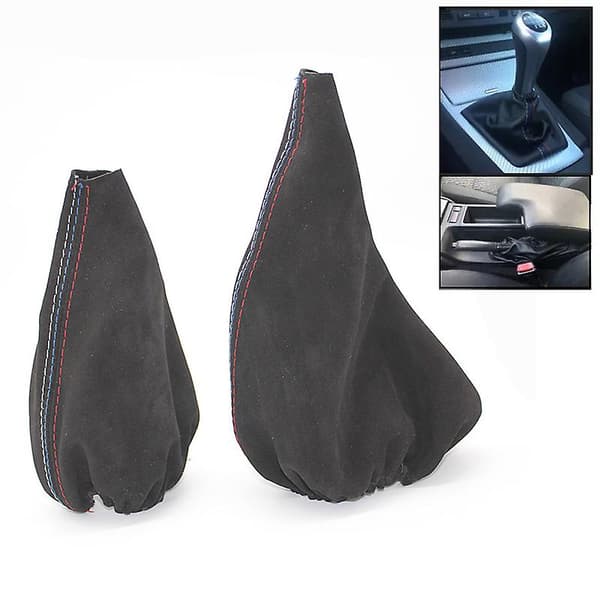 Auton vaihteensiirtoholkit käsijarrun suojussuoja - 3-sarja E36 E46 E30 E34 M3 Z3 Musta