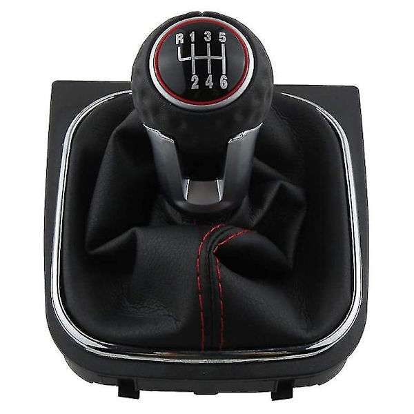 Girskifte-knagg og støvhette-sett for Golf 5 6 Mk5 Mk6 Gtd R32 R20 2004-2013 - 6-trinns girskifte-knagg