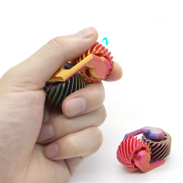 Fidget Spinner 3D-printad fingertoppsväxel dekompressionsleksak minispinner