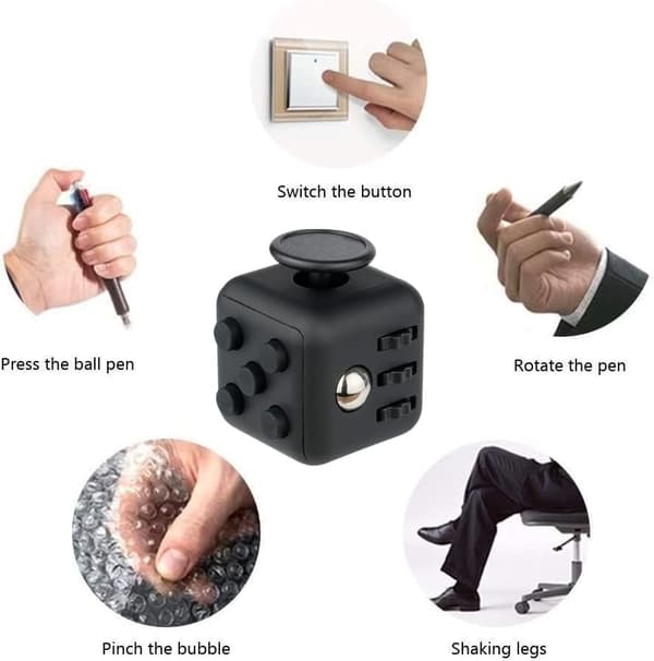 Fidget leker kube leker sensoriske leker stressreduserende leker angstreduserende leker for å drepe tid fingerleker