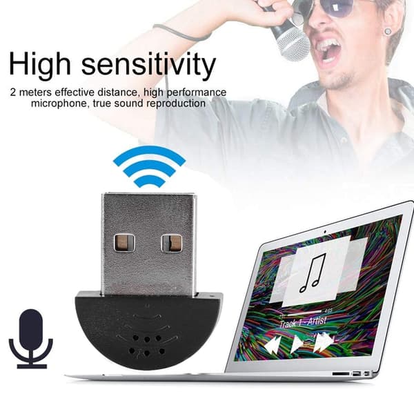 USB Mikrofon - Sort