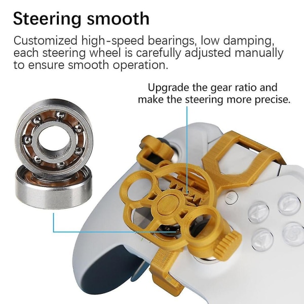 Gaming Racing Wheel Mini Steering Game Controller til X S Elite 3d Printet tilbehør