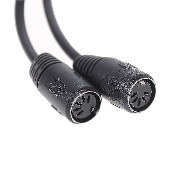 1x 50cm 5-polet Midi Din Y-splitterkabeladapter 1 han-stik til 2 hun-stik Hfmqv