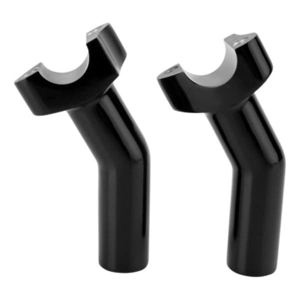 Sorte 3,5 tommer høje Pullback Styrehøjder til Softail Touring Pullback Aluminium Straight