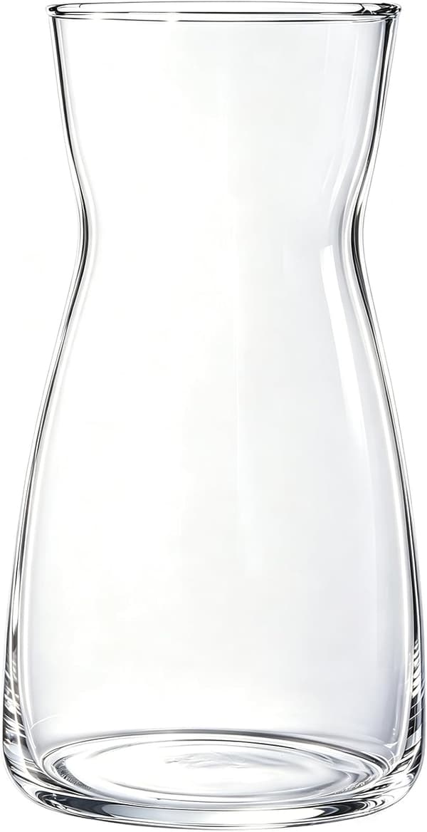 8-tommers klar glassvase for blomster, moderne boho borddekor
