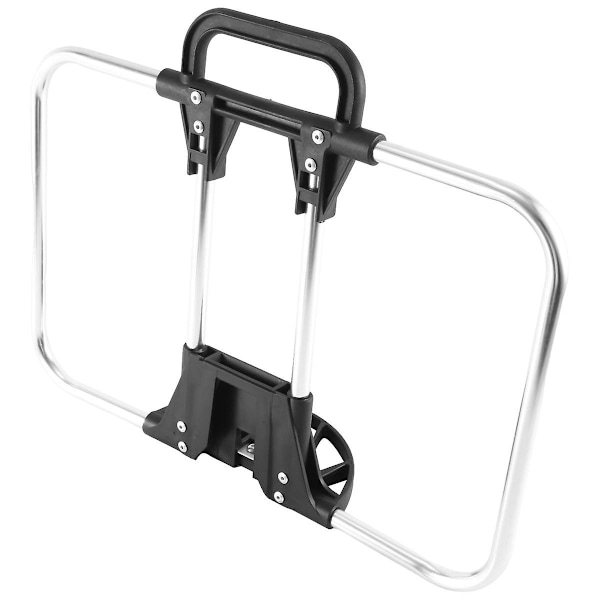 Taitettava Pyörälaukku Kori Runkojalusta Korilaukulle Taitettavat Pyörävarusteet 40x26cm Hopea