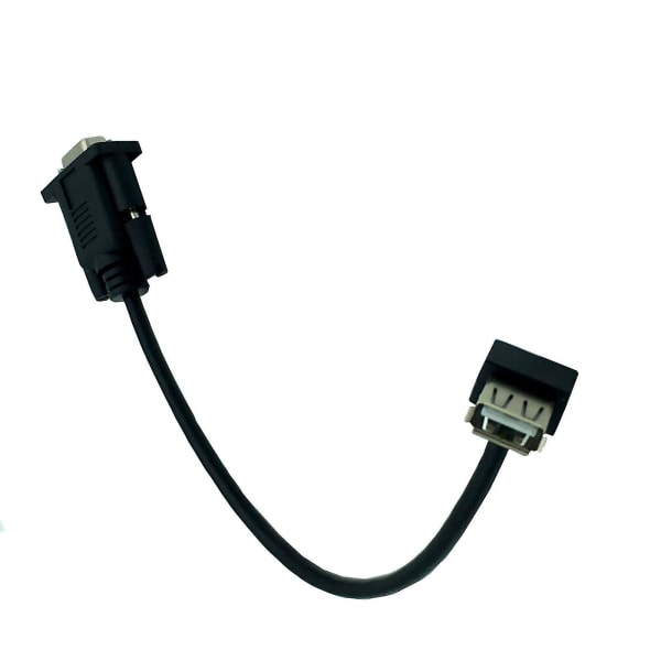 Rs232 Db9 9 ben hun til usb 2.0 A han plc seriel kabel adapter konverter 8" tommer 25 cm Fk