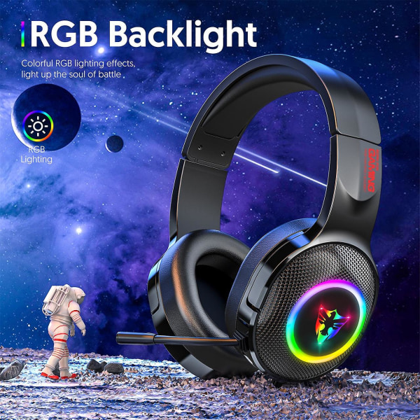 Headburna trådbundna hörlurar, Esports Game Earphones, Colorful Glowing USB 7.1 Interface, Headburna Earphones Clearance