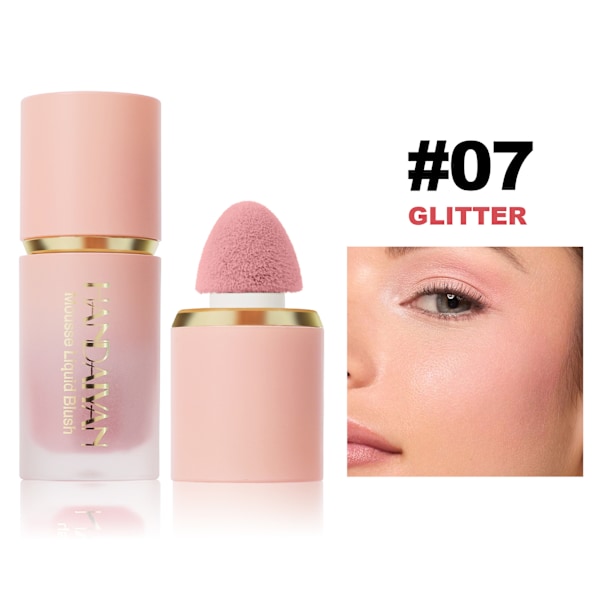 Flytande rouge contour HANDAIYAN naturlig modifiering lätt att färga matt rouge flytande rouge 7#