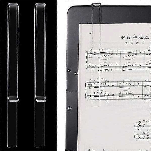 1 par noder klemmer, transportable og lette til keyboard, musiker, klaver