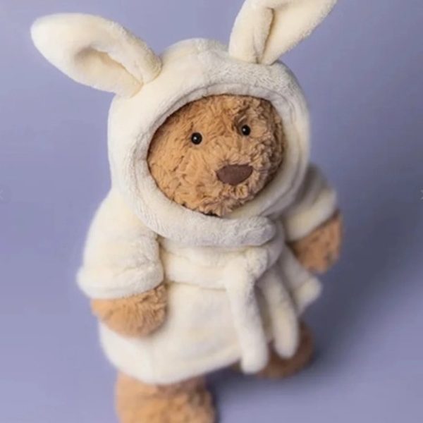 Jellycat Plystofdyr Bartholomew Bear Badrock Medium - H26 X B12 Cm-sebneei