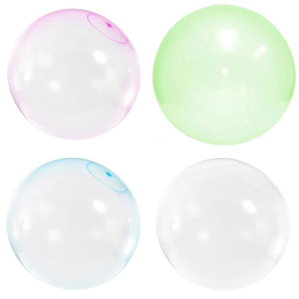 2-pack Jelly Balloon Bubble Ball, uppblåsbar vattenboll i mjukt gummi - WELLNGS