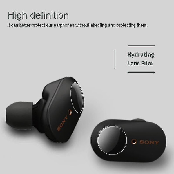 Läpinäkyvä suojatarra Sony Wf-1000xm3 Bluetooth -kuulokkeille