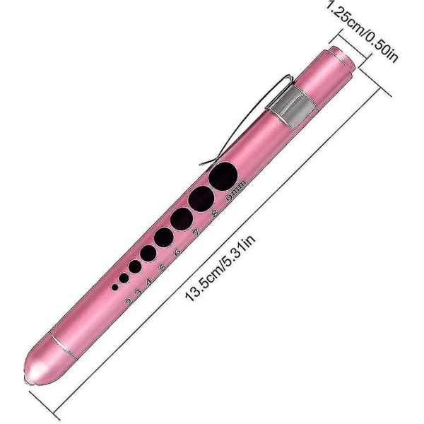 Diagnostisk medicinsk Penlight. Mini Genanvendelig Led Penlight Lommelygte Pen Lommelygte.
