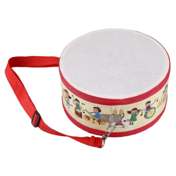 Trum Trä Barn Tidiga Pedagogiska Musikinstrument För Barn Beat Instrument Hand Drum Leksaker