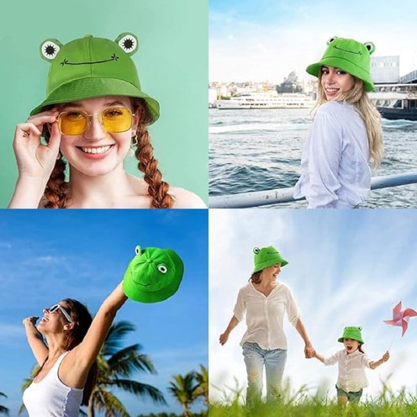 Vuxen grod-bob, grod-bob vuxenhatt, fiskarhatt, bomullshatt