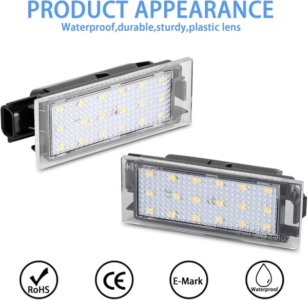 To LED-skiltlys for Renault
