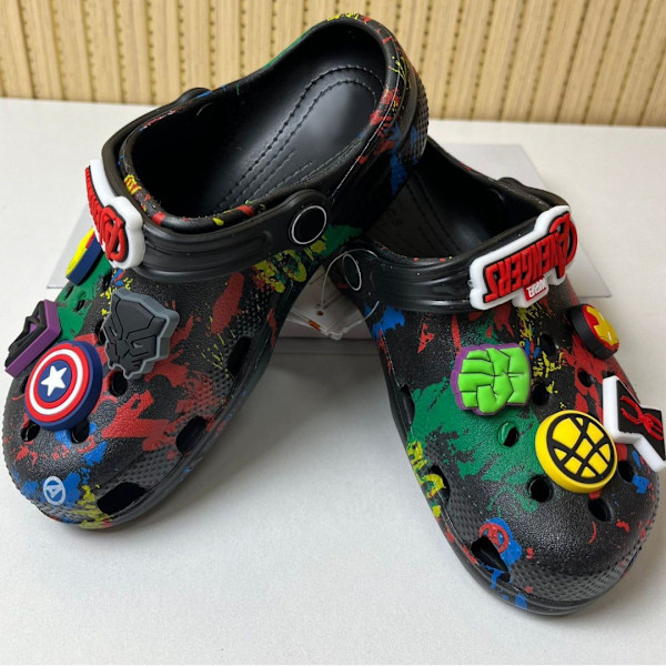 CROSS hul sko Avengers fælles børnesko børne hul sko lukkede tå hjemmesko skridsikre sandaler C10=27 yards