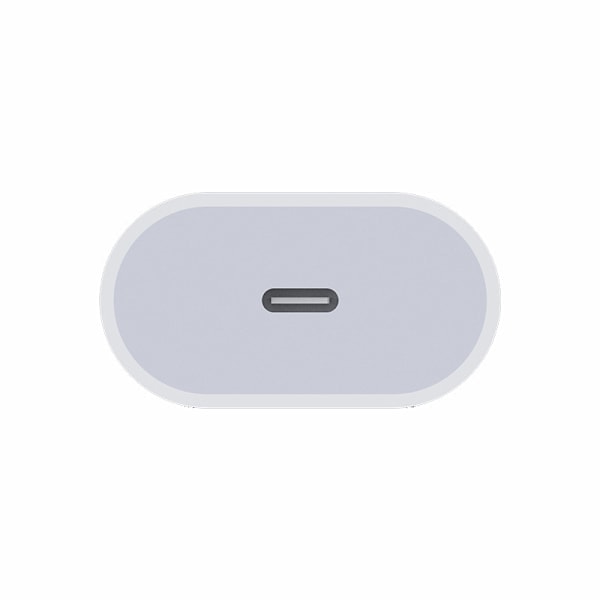 Europeisk standard PD-adapter lämplig för Apple iPhone mobiltelefon snabbladdning typ-C gränssnitt 20W original laddningshuvud