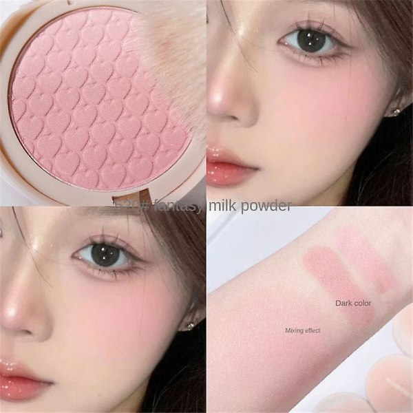 Bluish Cheeks Shimmering Natural Beauty Repair Facial Makeup Carmine Matte Kakashow Makeup