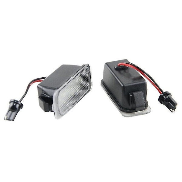 2X LED Registreringsskyltsbelysning för FOCUS II FIESTA VII MONDEO IV KUGA 2008-2019