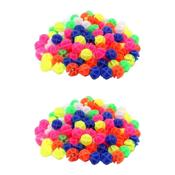 316 stk sykkel runde dekorative fargede perler eiker dekorasjoner plast cilp eiker perler