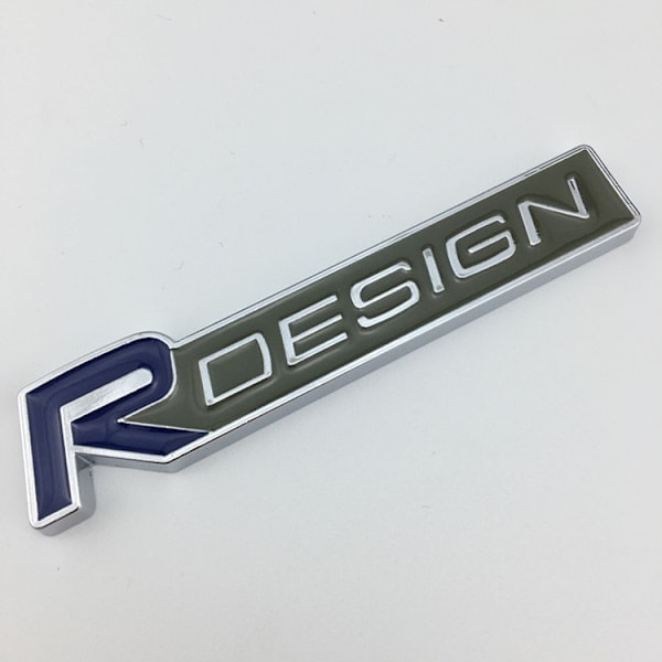Volvo R Design Blå Sølv Grill Badge Xc60 V70