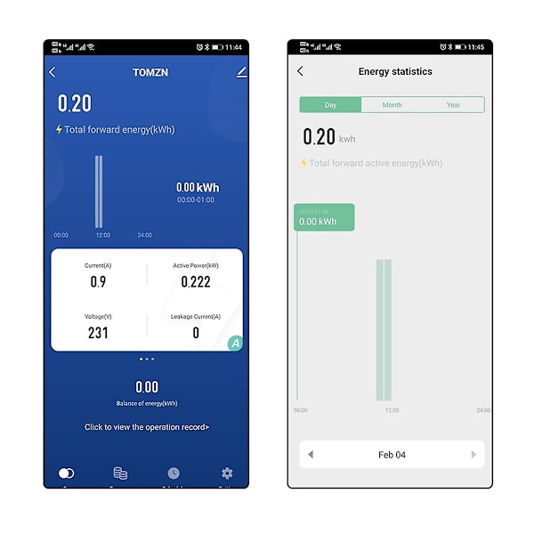 Återförslutbar Tuya Wifi-strömbrytare 63a 85-300v 220v Energimätare Mätning Timer Med Spänning Cur