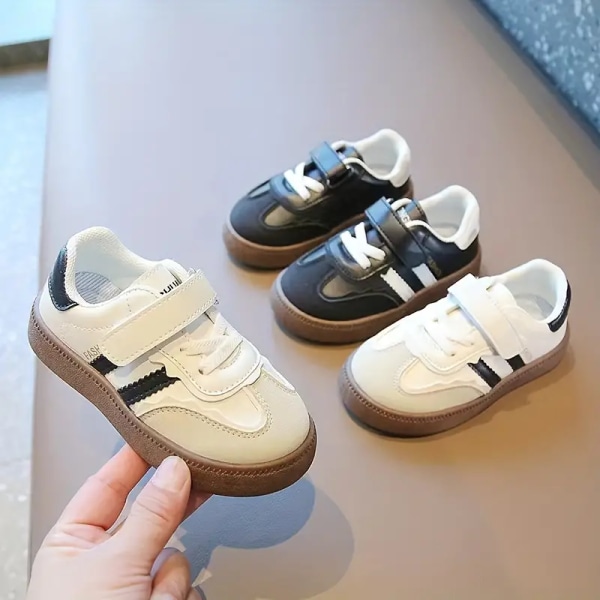 Trendy Rulleskøytesko for Jenter, Komfortable og Sklisikre Casual Sneakers Beige 25