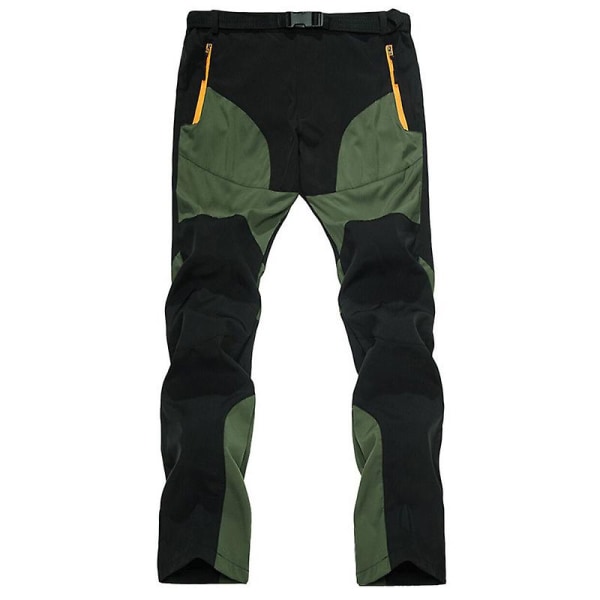 Menn vindtett Vandring Klatring Combat Bukser Black Army Green S