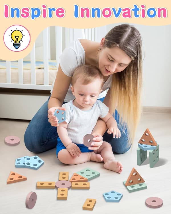 Montessori-leker for 1-2 år gamle jenter og gutter Bursdagsgaver