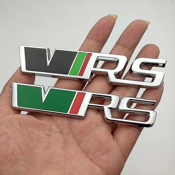 3D Metallmerke VRS For Skoda Fabia Superb Kodiaq Octavia 2 3 Mk1 Mk2 Mk3 A5 A7 VRS Klistremerke