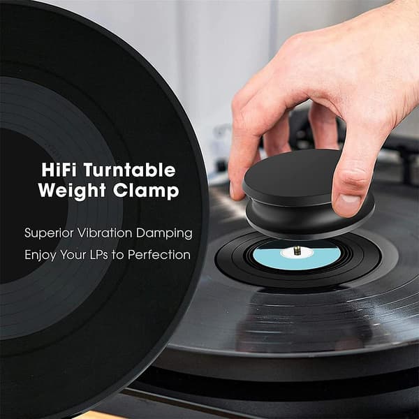 Aluminium Vinylpladestabilisator Disk Balancer Klemme Til Turn-Table LP Pladespiller Tilbehør