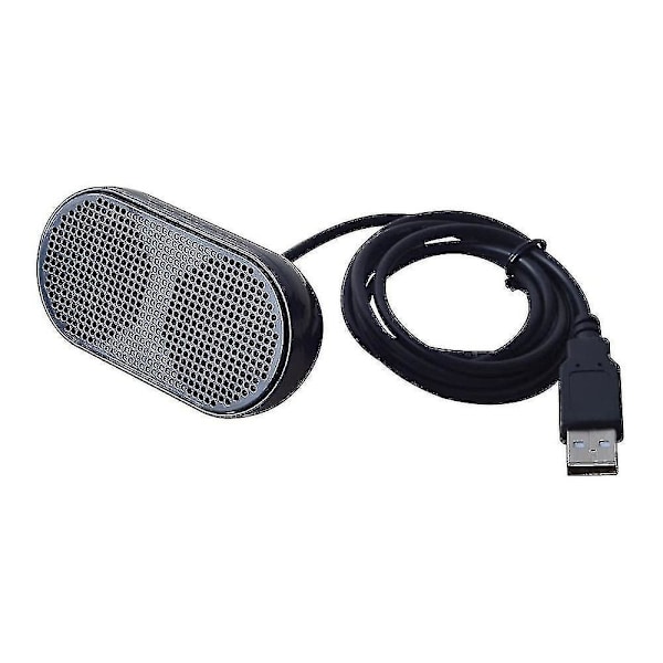 Usb mini høyttaler datamaskin høyttaler drevet stereo multimedia høyttaler for bærbar pc(svart)