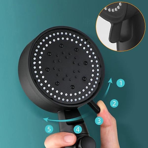 Håndholdt Bruseshower Højtryks Vandbesparende Brusesprøjte