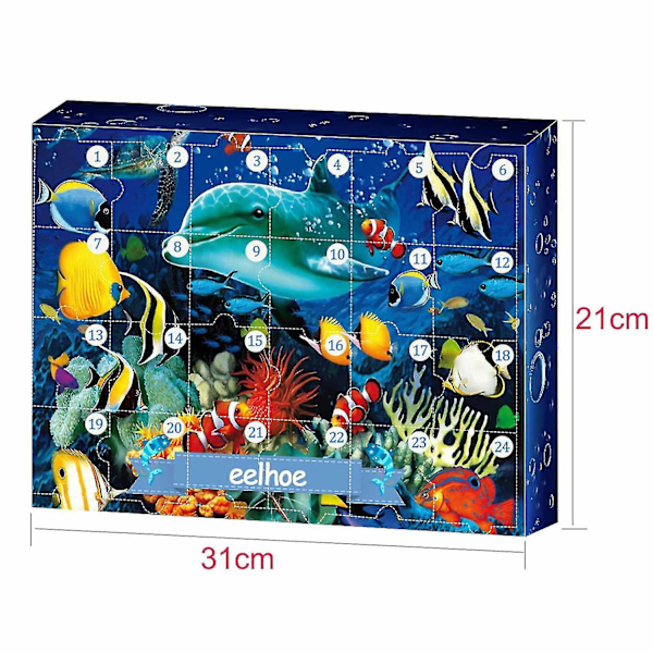 Ocean World Adventskalender 2020 - Julkalender för nedräkning