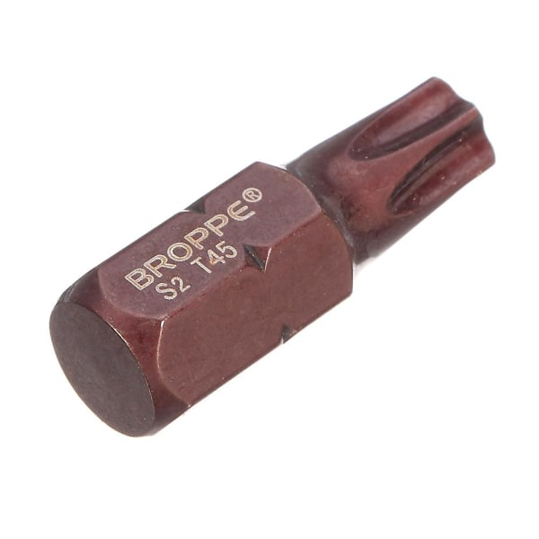 7 stk T20-55 Torx Skruetrækker Bits S2 Stål 10mm Hex Til Slag Skruetrækker T20/t25/t30/t40/t45/t50/