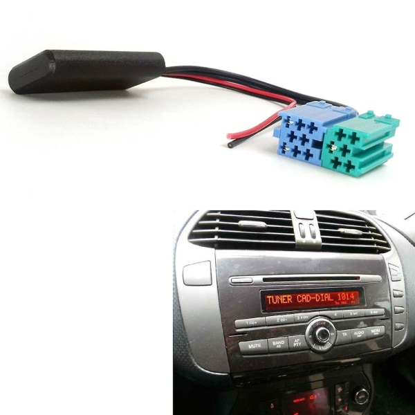 Bil 6+8Pin Audio CD Skifter Bluetooth 5.0 Modtager Aux Adapter til Fiat Bravo 2007+ Visteon Radio Aux Kabel