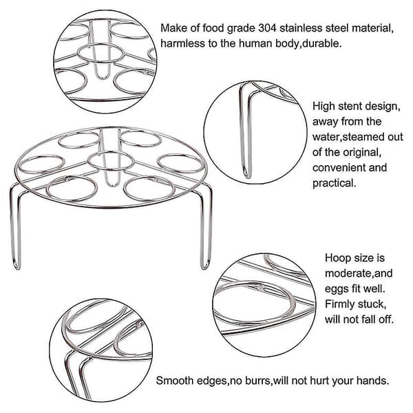 Rustfrit Stål Dampgitter Til Madlavning Trivet Stativ Holder Æg Dampkurv Til Trykkoger Ai