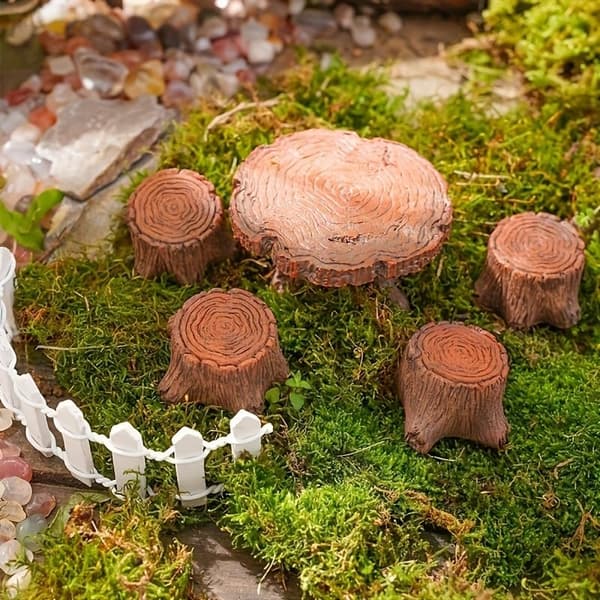 Universal Mini Trestubbe Hagekunst Tilbehør (5-Dels Sett)